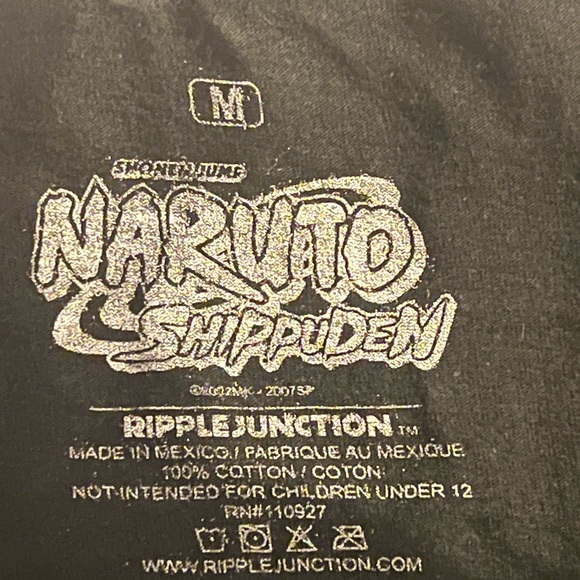 Naruto Shirt Sz Medium Gently Used - Picture 3 of 4